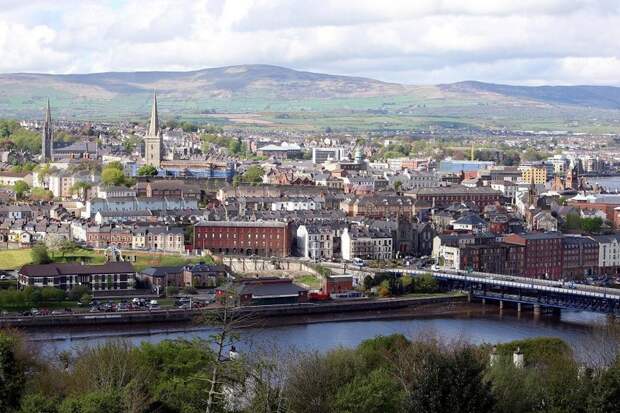 The Northern Irish city of Derry, forever associated with the so