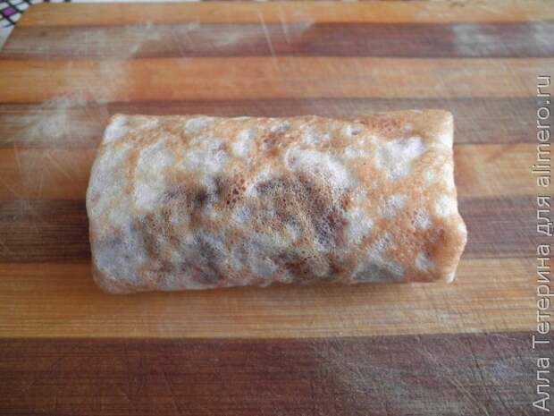 Блинчики с курицей и грибами Блинчики с курицей и грибами