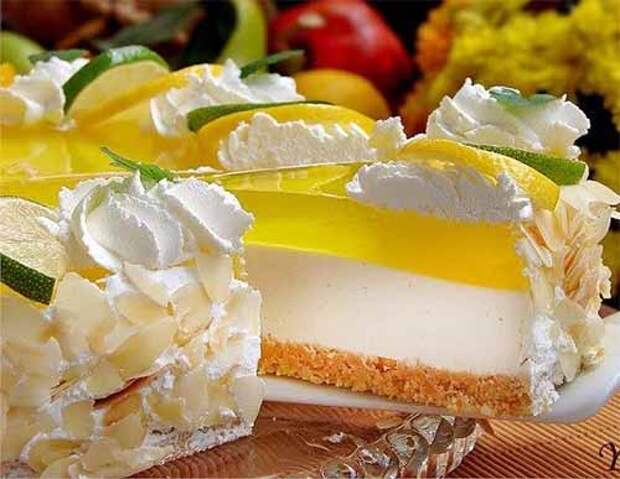 лимонный чизкейк без выпечки