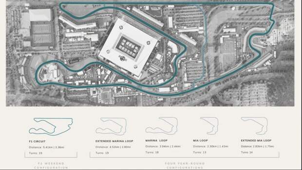 У трассы Гран-при Майами появились новые варианты конфигурации