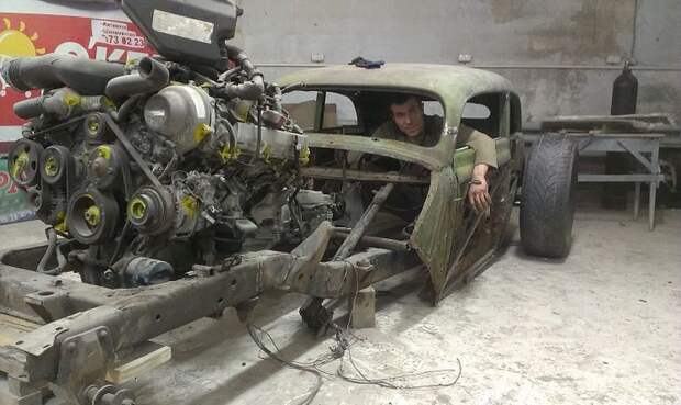 Москвич 400 "Hot-Rod" Custom хот-род, москвич, кастомайзинг
