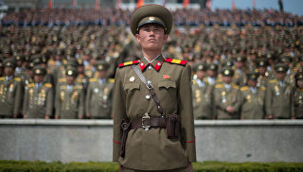 Северокорейский военнослужащий. Архивное фото