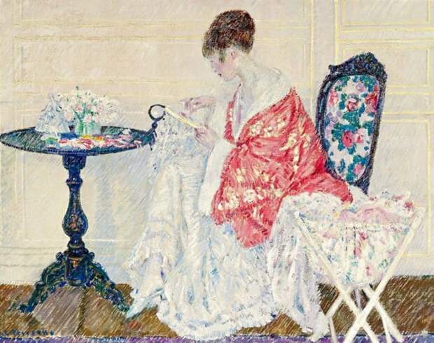 художник Фридрих Карл Фриске (Frederick Carl Frieseke) картины – 04