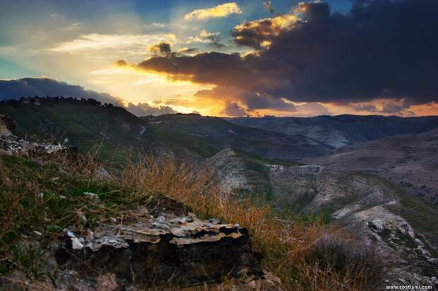 Закат солнца в Израиле