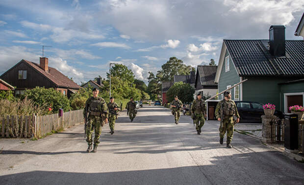 25 августа 2020. Шведские военные высаживаются на остров Готланд в Балтийском море