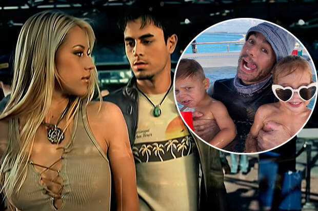 Энрике Иглесиас рассказал, что их с Анной Курниковой дети посмотрели клип Escape, на съемках которого они познакомились