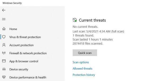 Microsoft Security Offline Scan Report