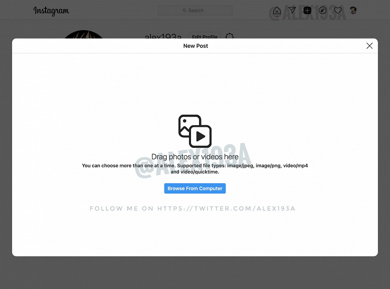Instagram наконец принесёт главную функциональность на ПК. Публикации через браузер уже тестируются
