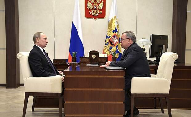 Встреча с президентом – председателем правления Банка ВТБ Андреем Костиным