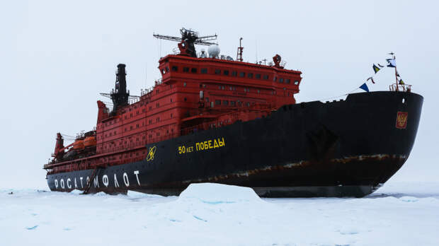 Время героев: 83 участника СВО достигли Северного полюса на ледоколе «50 лет Победы»