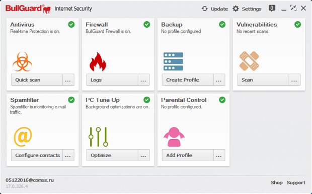 BullGuard Internet Security - бесплатно на 3 месяца (90 дней)