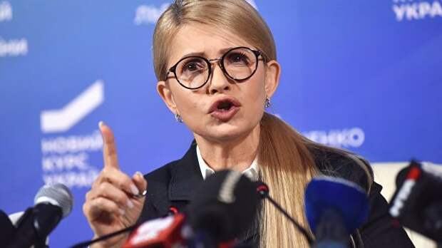 Кандидат в президенты Украины, лидер всеукраинского объединения Батькивщина Юлия Тимошенко