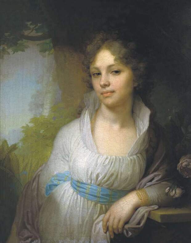 Портрет Марии Ивановны Лопухиной. 1797 - Боровиковский Владимир Лукич