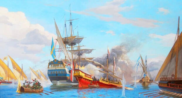 9 августа 1714 года – Гангутское морское сражение