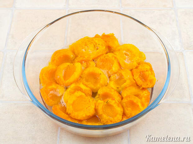 Творожный чизкейк с абрикосами (без выпечки) — 9 шаг