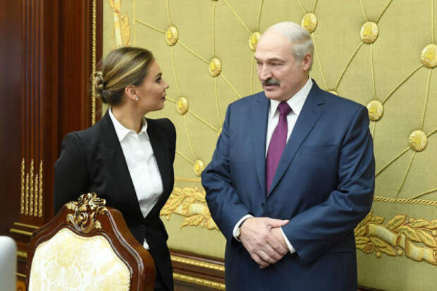 Алина Кабаева и Лукашенко