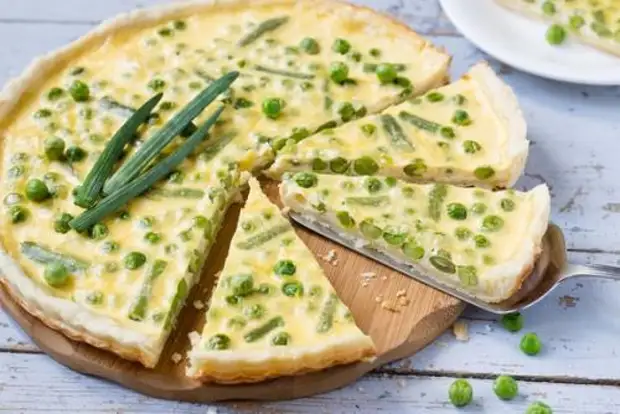 Оригинальная выпечка с фасолью.