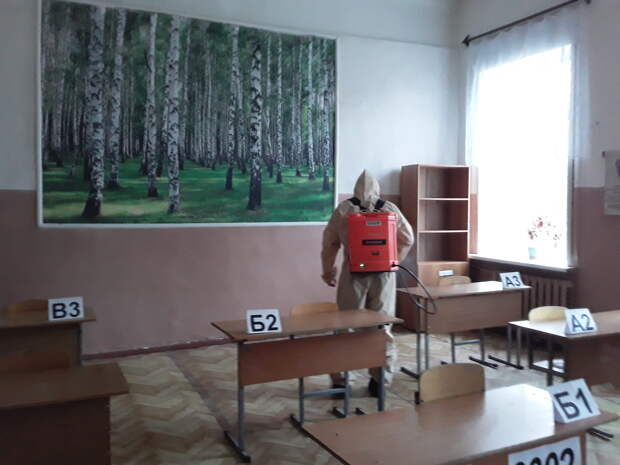 Перед началом ЕГЭ в Тверской области продезинфицировали школы