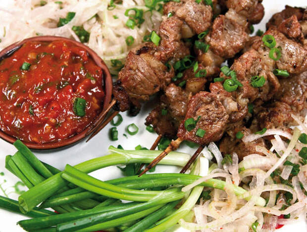 Шашлык, приготовленный в духовке