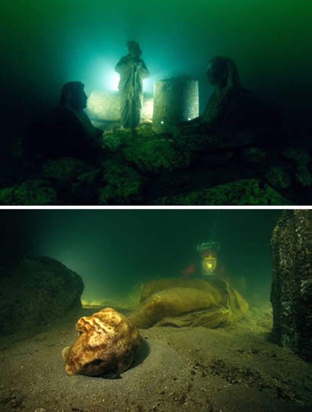 Дворец клеопатры египет подводный город