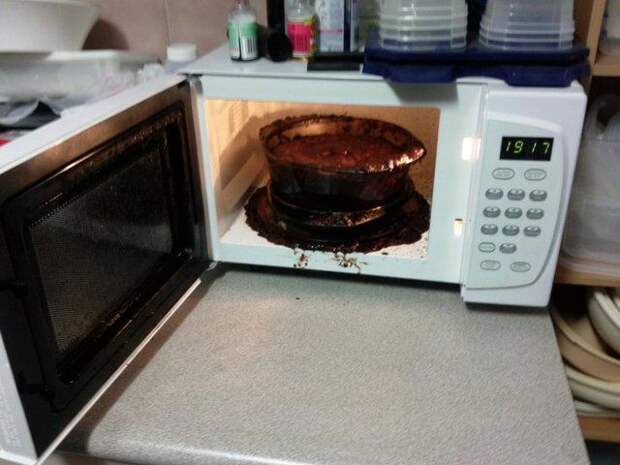 микроволновка неудачи провал, Microwave fail 