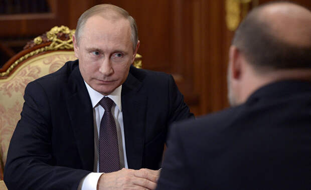 Рабочая встреча президента РФ В. Путина с губернатором Архангельской области И. Орловым