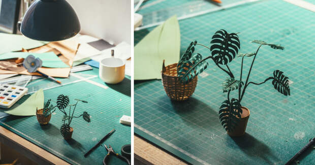 Miniature Paper Plants That Take Me Up To 20 Hours To Create