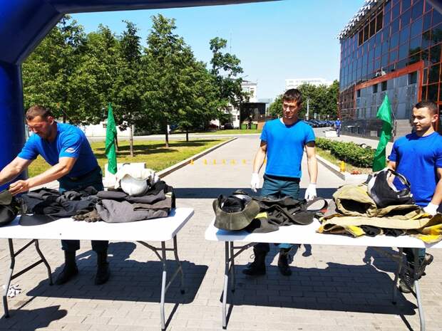 Соревнования по преодолению пожарно-спасательной полосы