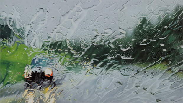 Дождливые пейзажи. Серия гиперреалистических картин Элизабет Паттерсон