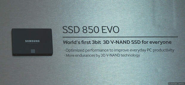 samsung ssd 85 evo Samsung выпускает первую в мире 3 битную флэш память 3D V NAND