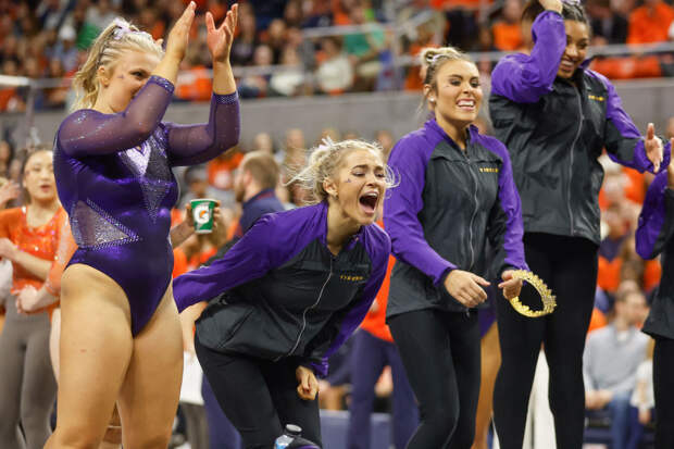 Olivia Dunne at LSU meet