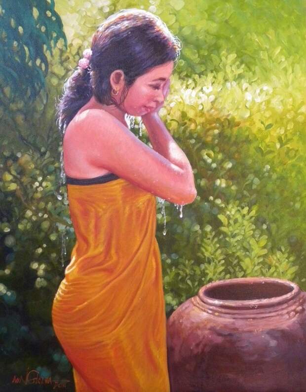 Мьянмский художник