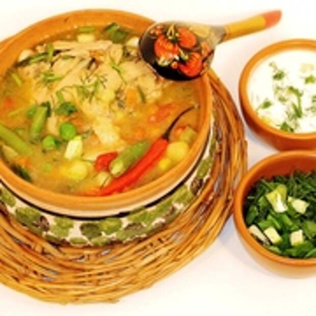 Овощное рагу с куриными бедрышками ( Тест-драйв)