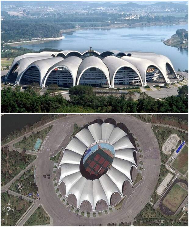 First stadium. Стадион первого мая в Пхеньяне. Стадион 1 мая в КНДР. Самый большой стадион в мире КНДР. Стадион в Северной Корее самый большой.