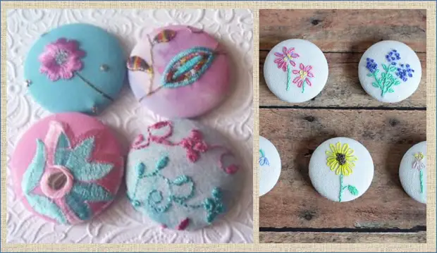 Пуговицы своими руками - 5 отличных способов и множество примеров