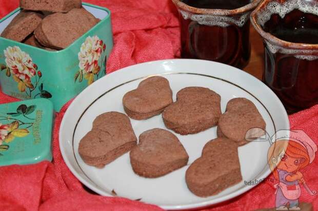 Печенье сердечки рецепт с фото