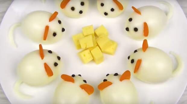 Фаршированные яйца-мышки: вкусно и просто