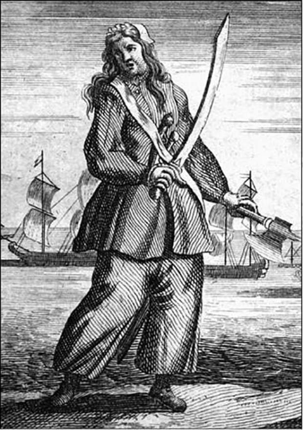 Энн Бонни. Гравюра 1720-х годов.