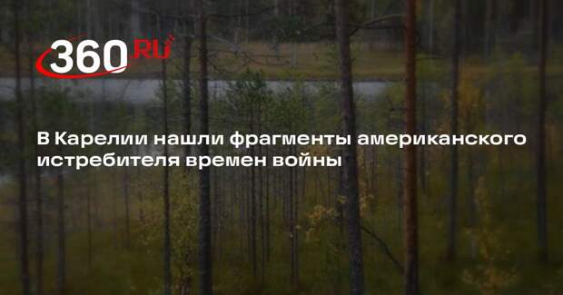 В Карелии нашли фрагменты американского истребителя времен войны