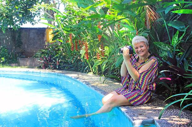 Теперь зимой Галина Редькина живет на Бали. Фото: соцсети