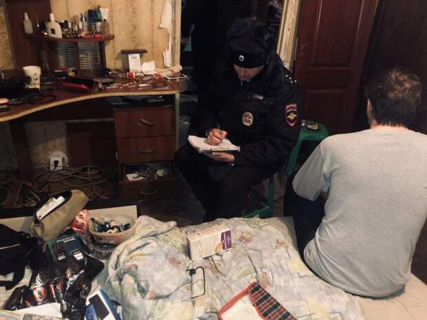 Наркопритон/фото: Пресс-служба УВД по САО