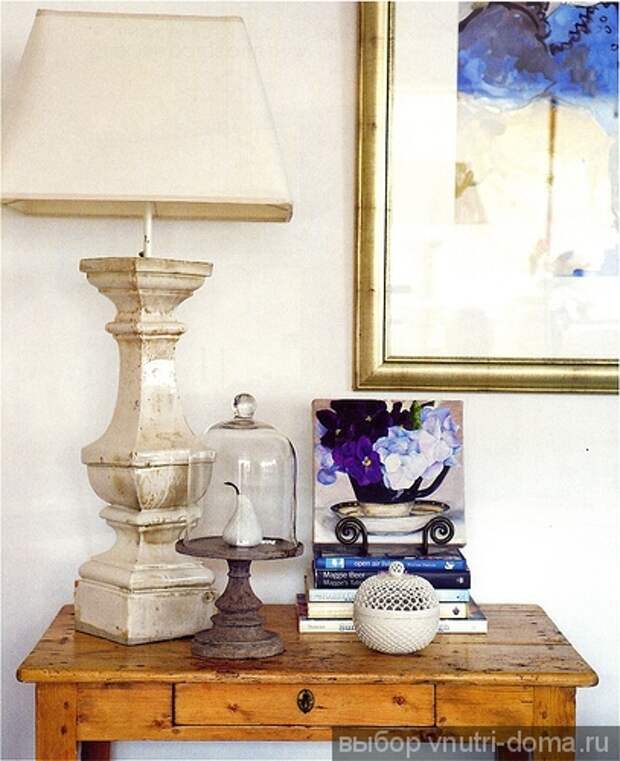 Лампа, фото журнала  Home Beautiful