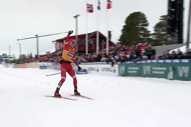 Лыжник Большунов впервые в карьере стал чемпионом мира