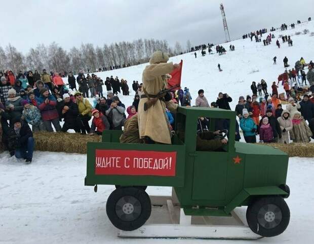 Самые креативные санки только на фестивале в Тамбове