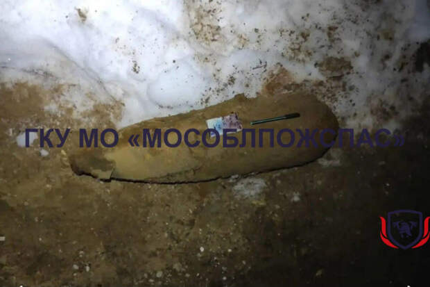 Спасатели обезвредили авиабомбу времен ВОВ, всплывшую в Можайском водохранилище