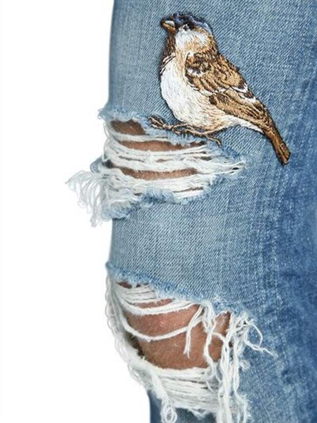 Бохо джинсы - переделка своими руками