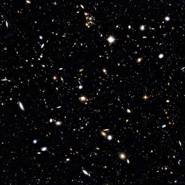 Поперечное сечение Вселенной - самая полная фотография видимой Вселенной от Hubble hubble, космические объекты, космос, хаббл