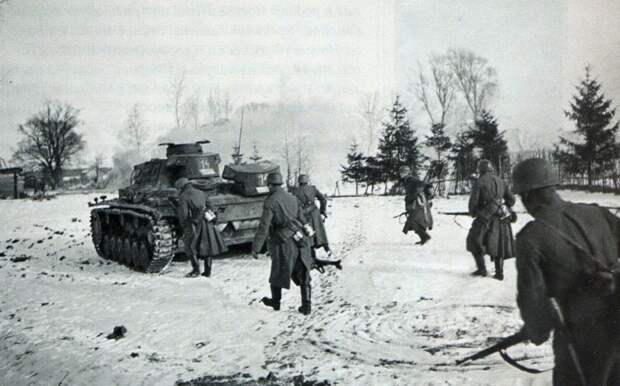 Ноябрь 1941 года. Немцы бредут в атаку под Волоколамском. история, события, фото
