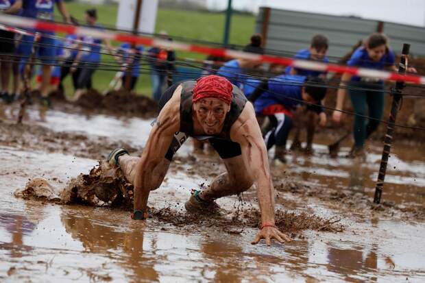 Ежегодная гонка по грязи Run Mud в Тель-Авиве