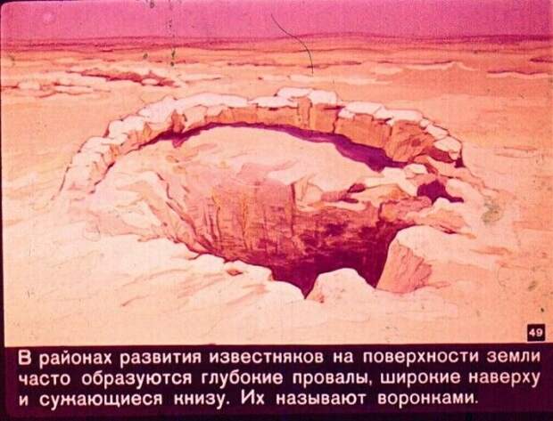 Диафильм вместо учебника по географии